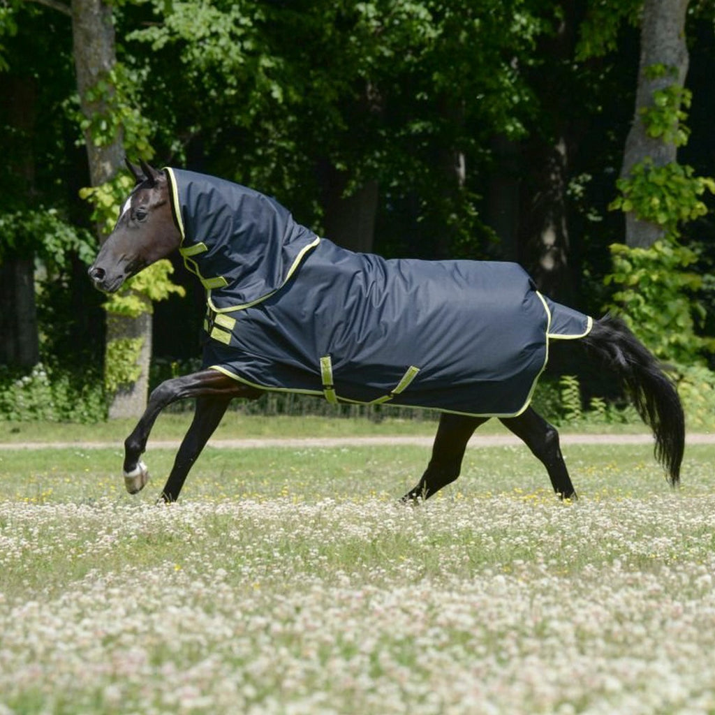 Bucas Oasis Turnout Neck 100g Dark Grey/Lime