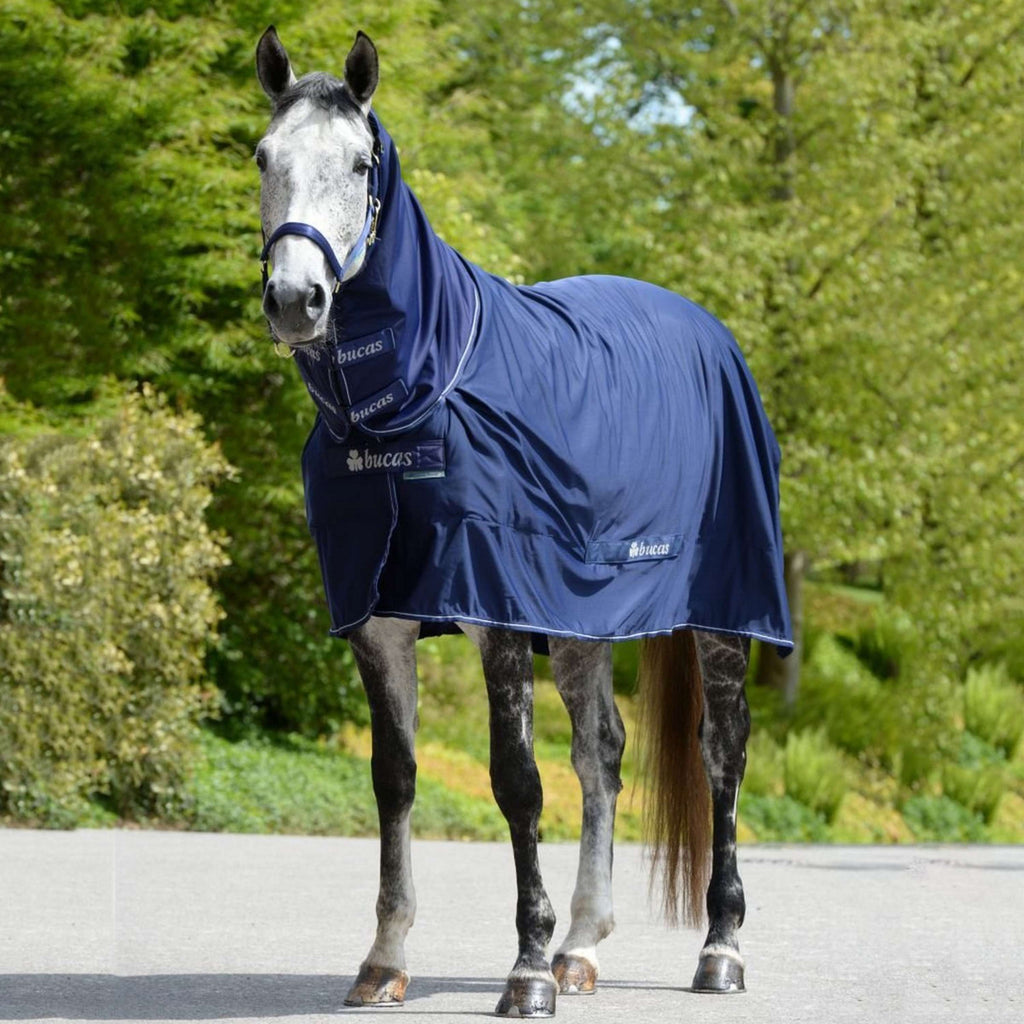 Bucas Shamrock Power Full Neck Navy/Silver