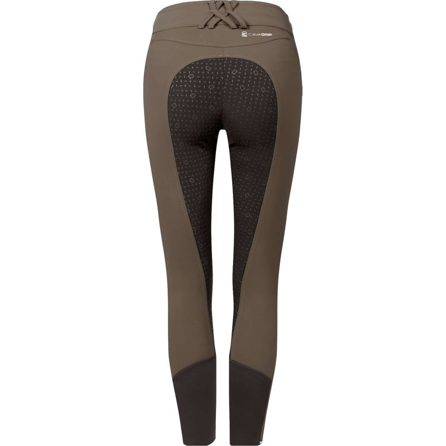Cavallo Rijbroek CavalCaja Grip Hi Waist Porcini/Espresso