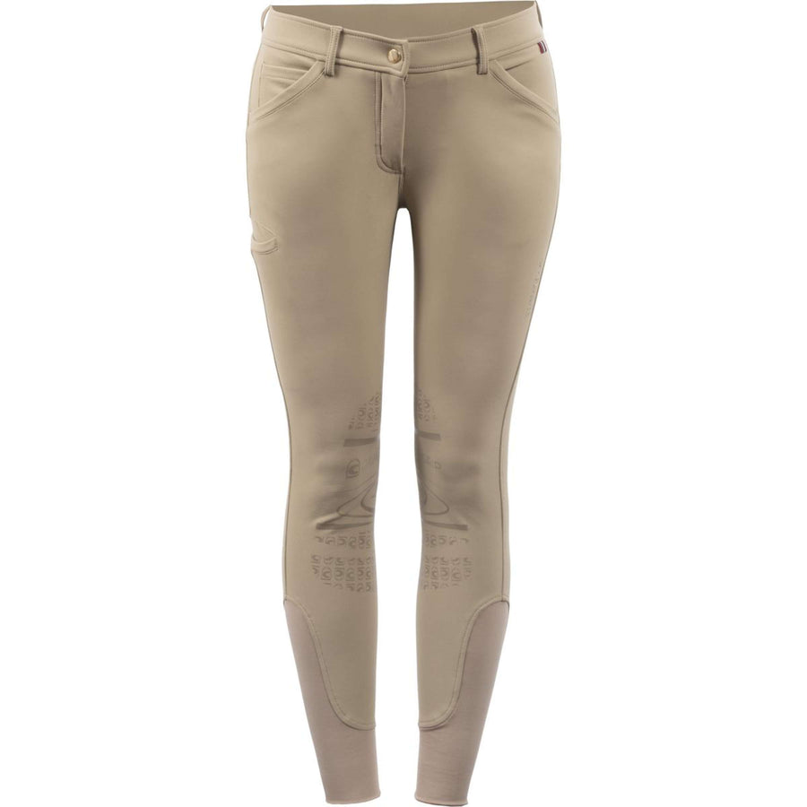 Cavallo Rijbroek Dristy Grip Mobile Softshell Knie Grip Functional Dames Almond