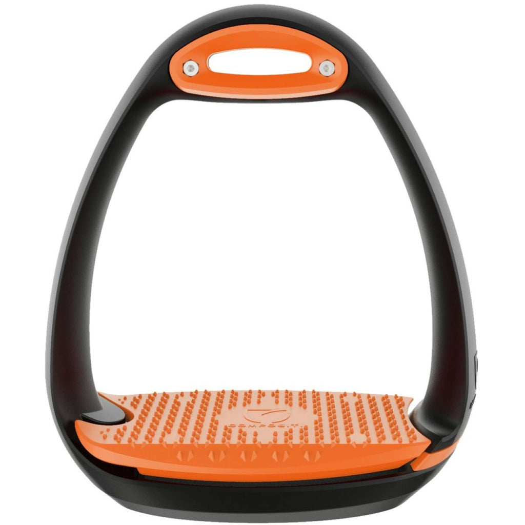 Compositi Stijgbeugels Eole AirSoft Zwart/Oranje