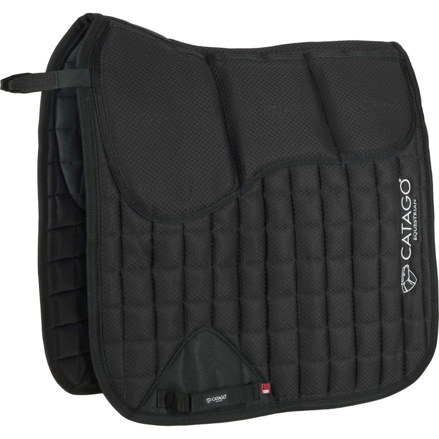 Catago Zadelonderlegger FIR-Tech Correction Dressuur Zwart