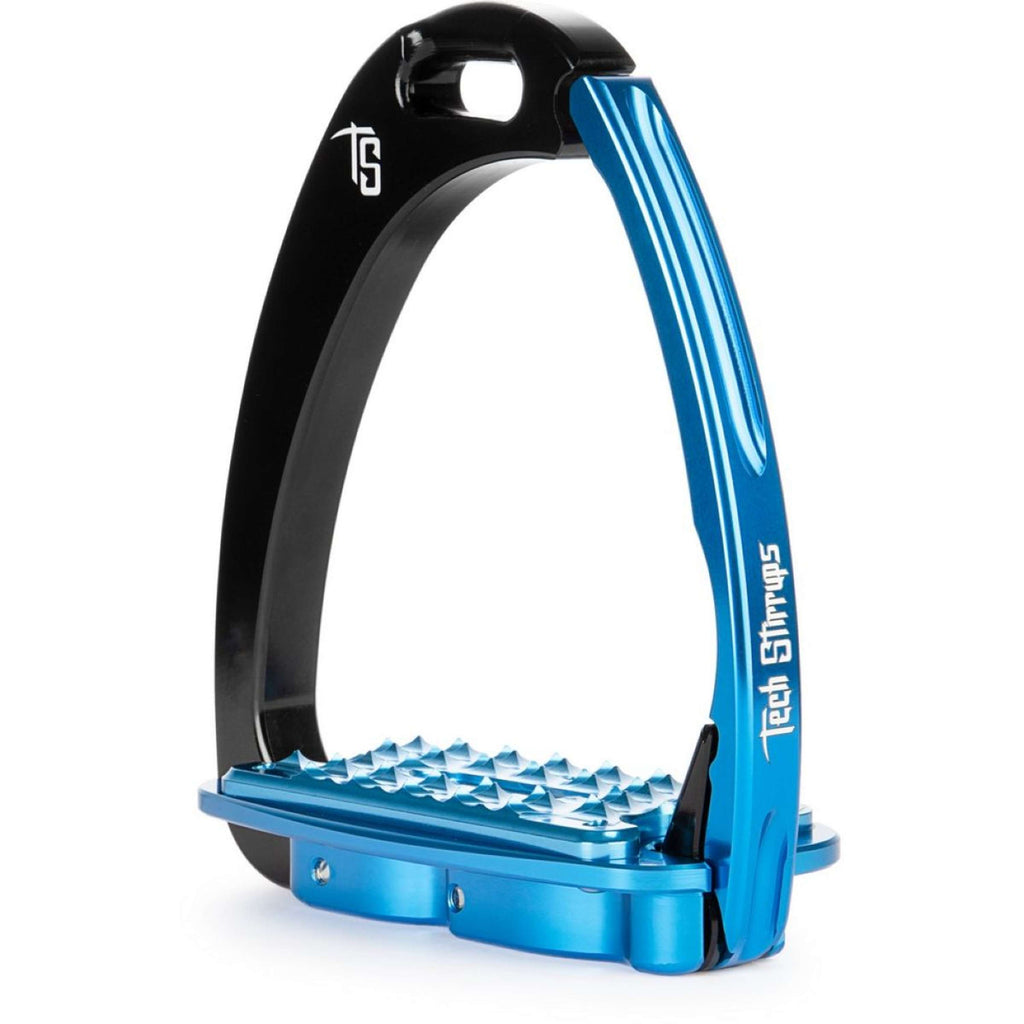 Tech Stirrups Stijgbeugels Venice Sloped M Zwart/Blauw