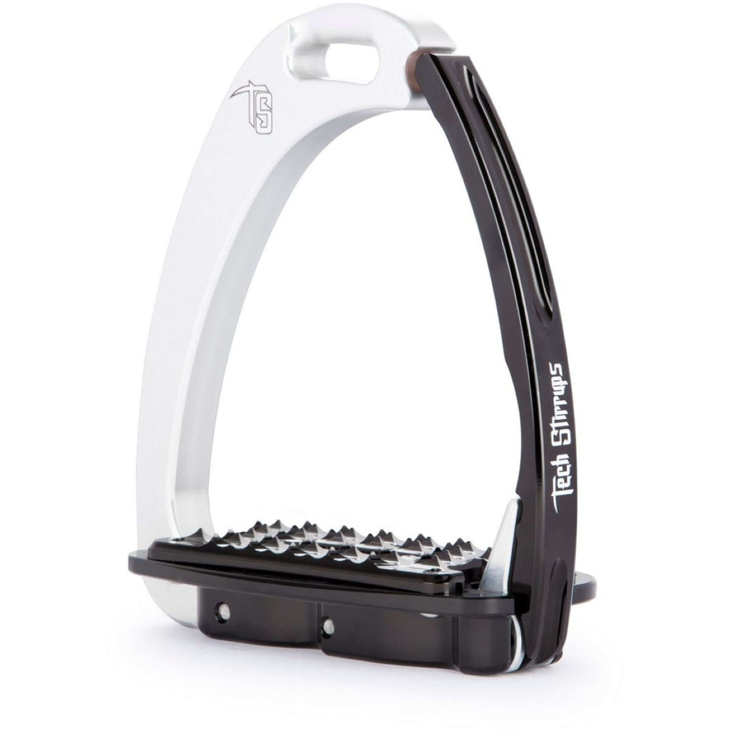 Tech Stirrups Stijgbeugels Venice Sloped M Zilver/Zwart