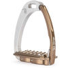 Tech Stirrups Stijgbeugels Venice Sloped M Zilver/Bruin