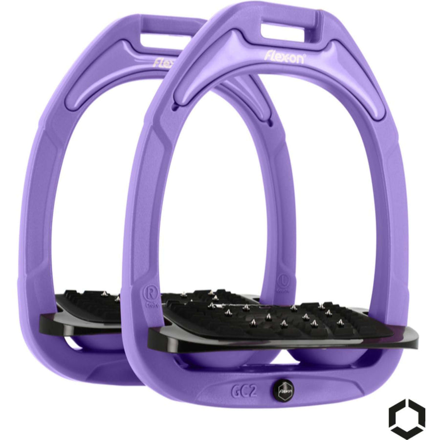 Flex-On Stijgbeugels Green Composite Inclined Ultra Grip Lila