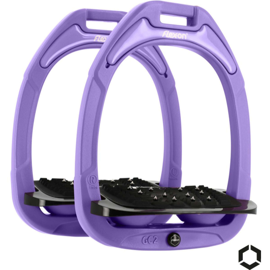 Flex-On Stijgbeugels Green Composite Inclined Ultra Grip Lila