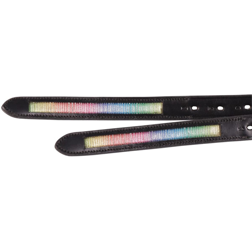 Harrys Horse Beugelriemen Diva Rainbow Zwart