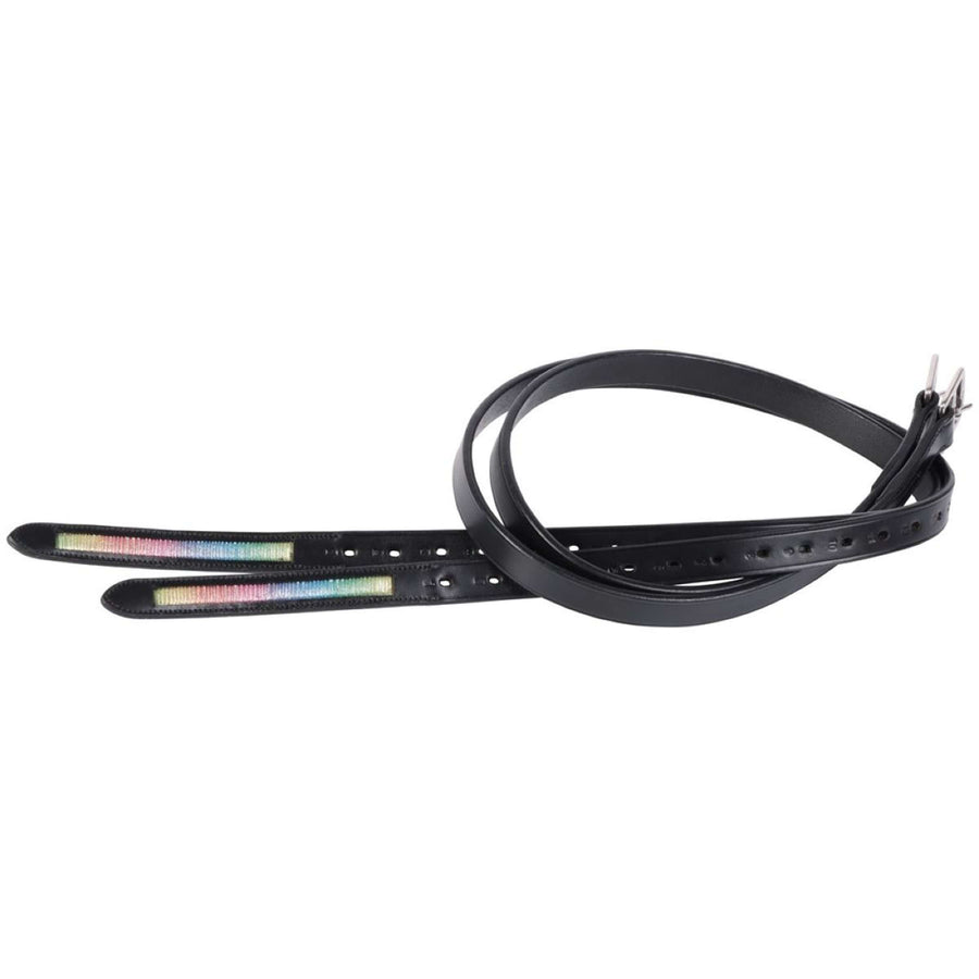 Harrys Horse Beugelriemen Diva Rainbow Zwart