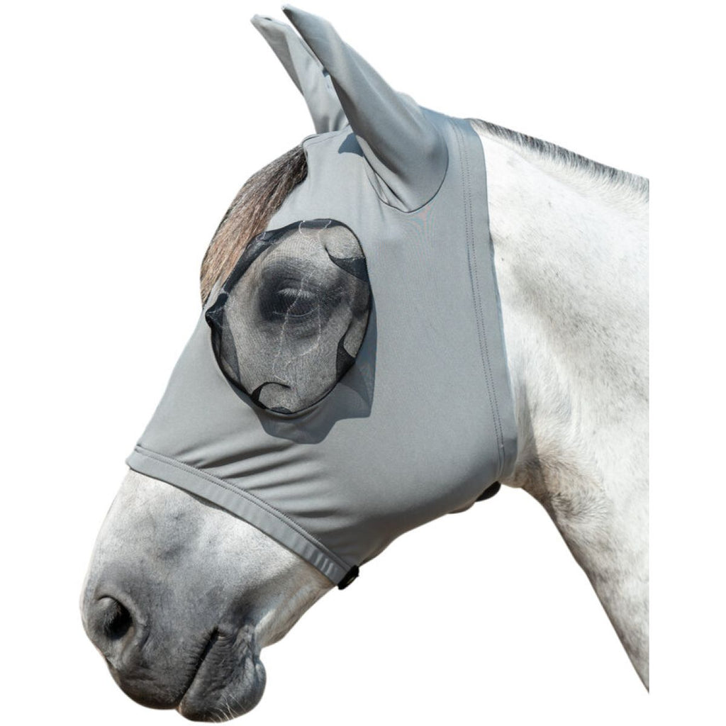 HKM Vliegenmasker Elastic Moddegrijs