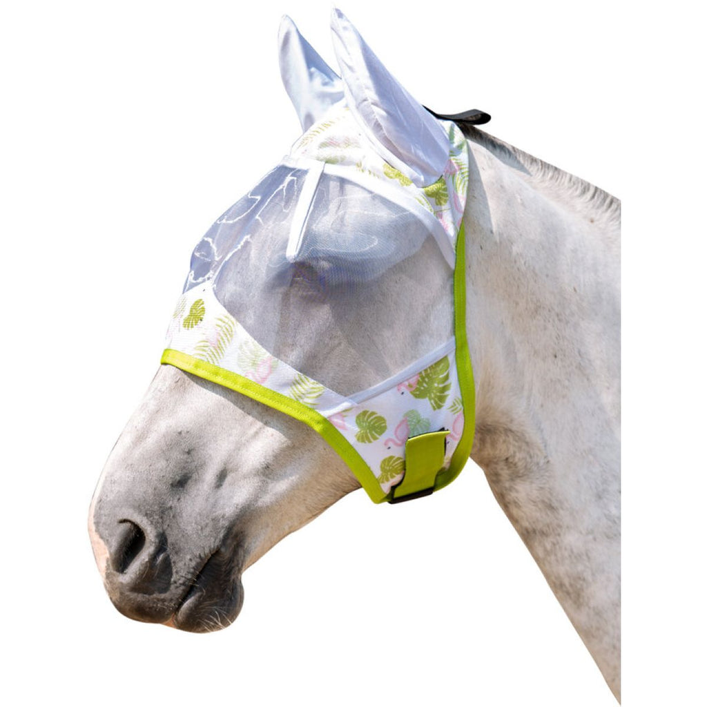 HKM Vliegenmasker Flamingo Groen/Roze