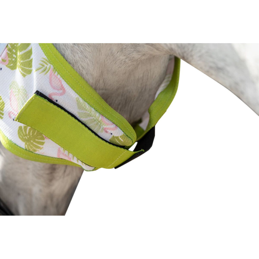 HKM Vliegenmasker Flamingo Groen/Roze