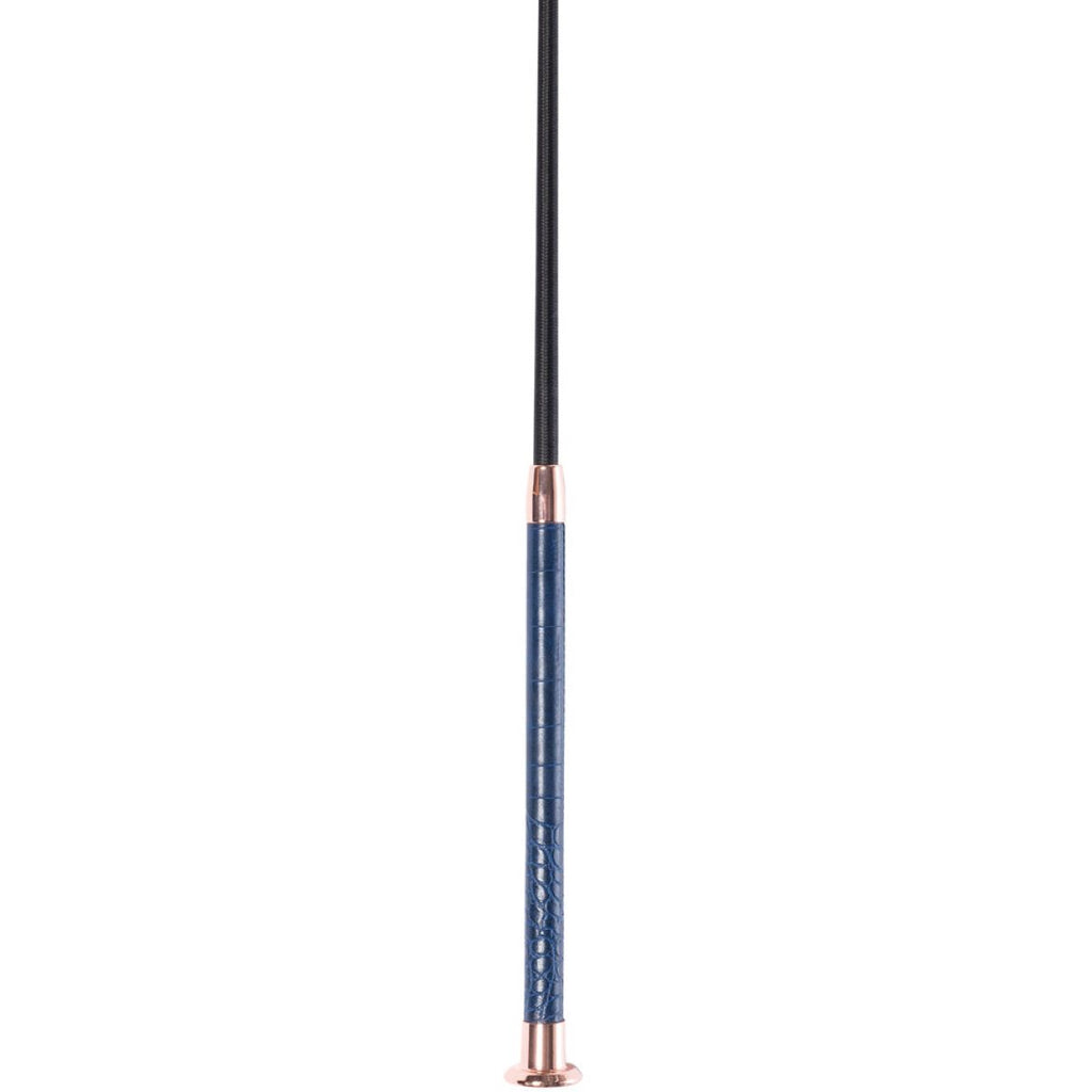 HKM Dressuurzweep Croco Donker Blauw