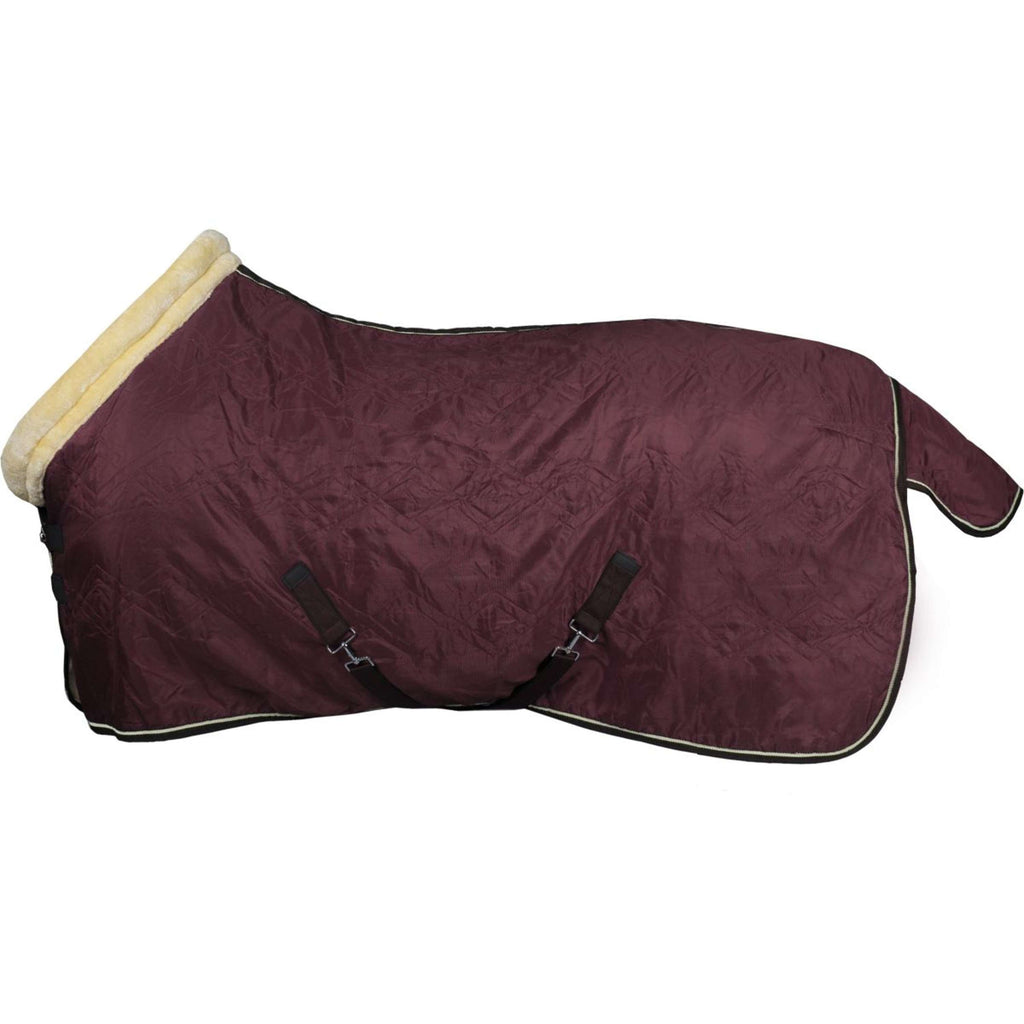 Horka Staldeken Luxe met Kraag Bordeaux