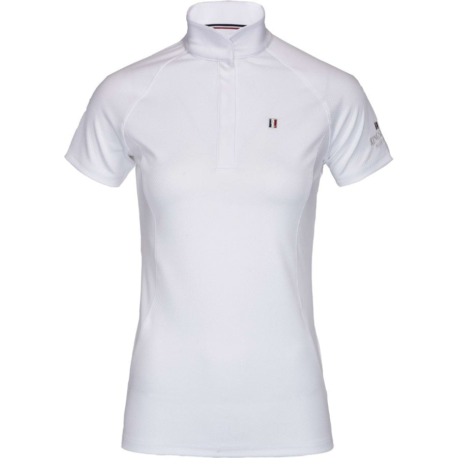 Kingsland Wedstrijdshirt Classic Korte Mouwen Dames Wit