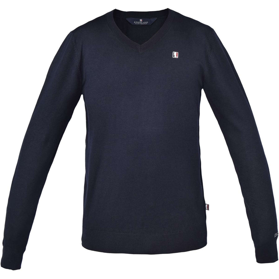 Kingsland Sweater Classic Heren V-Hals Navy