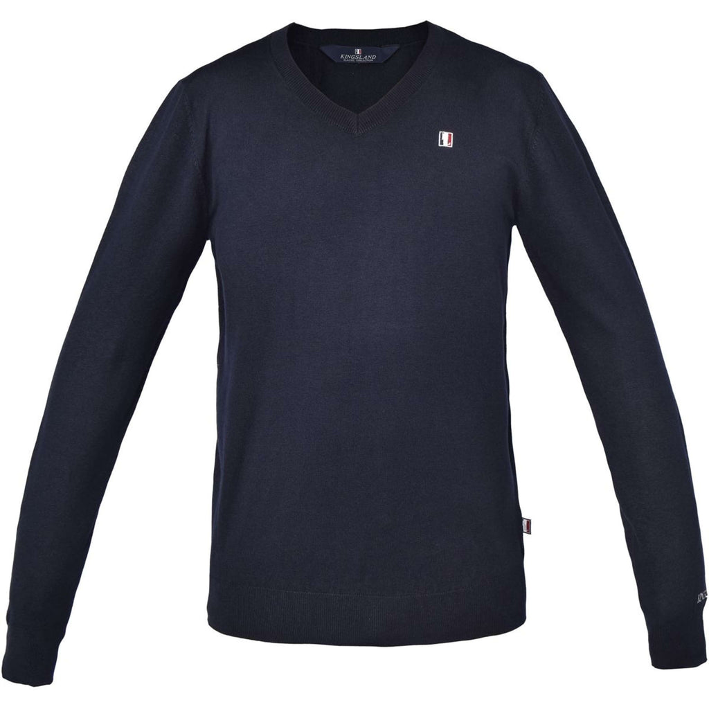 Kingsland Sweater Classic Heren V-Hals Navy