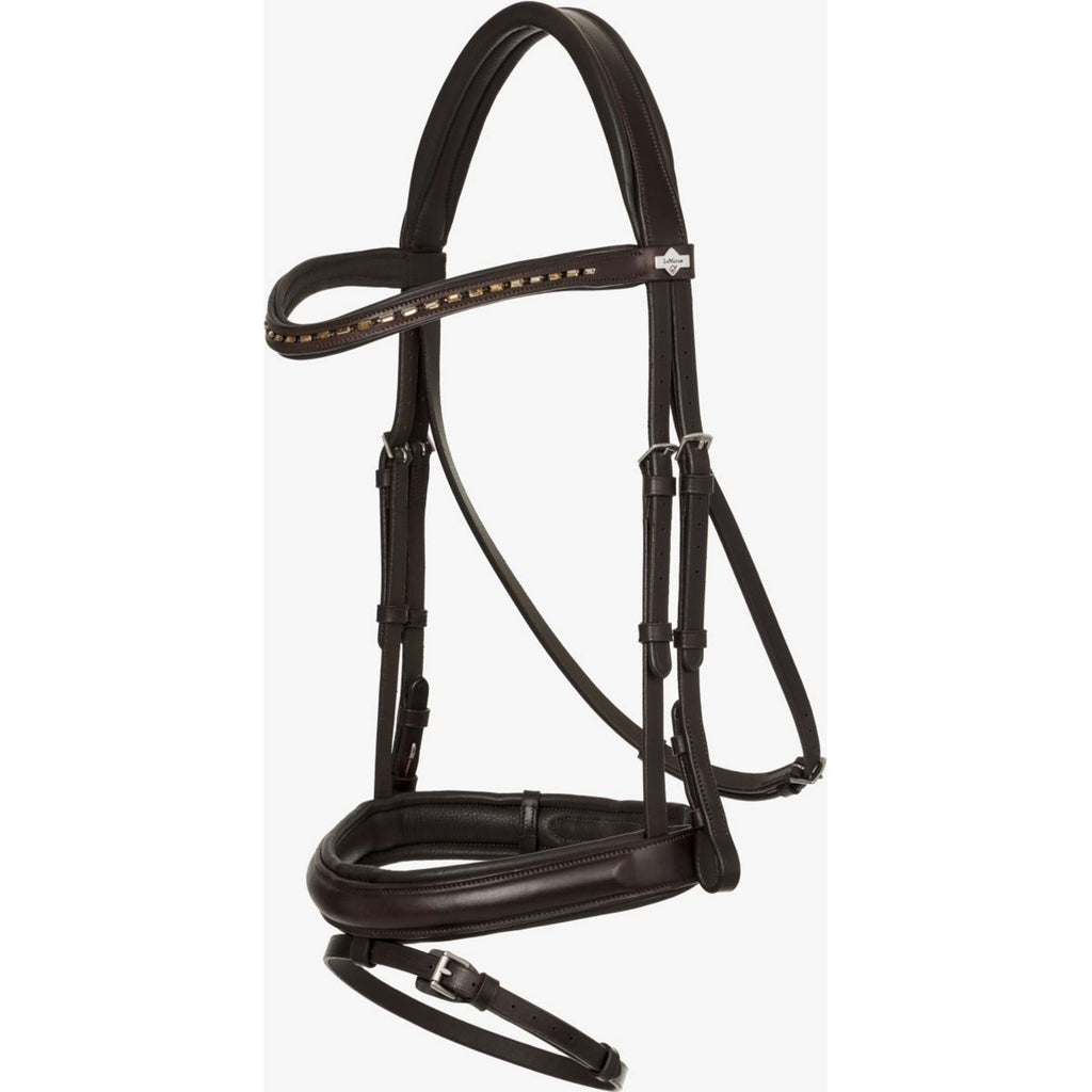 LeMieux Hoofdstel Arika Dressage Bruin/Zilver