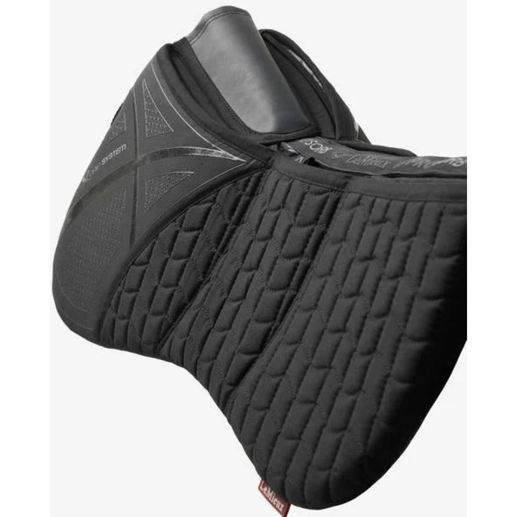 LeMieux Zadelonderlegger Prosorb 3 pocket Quilted Zwart