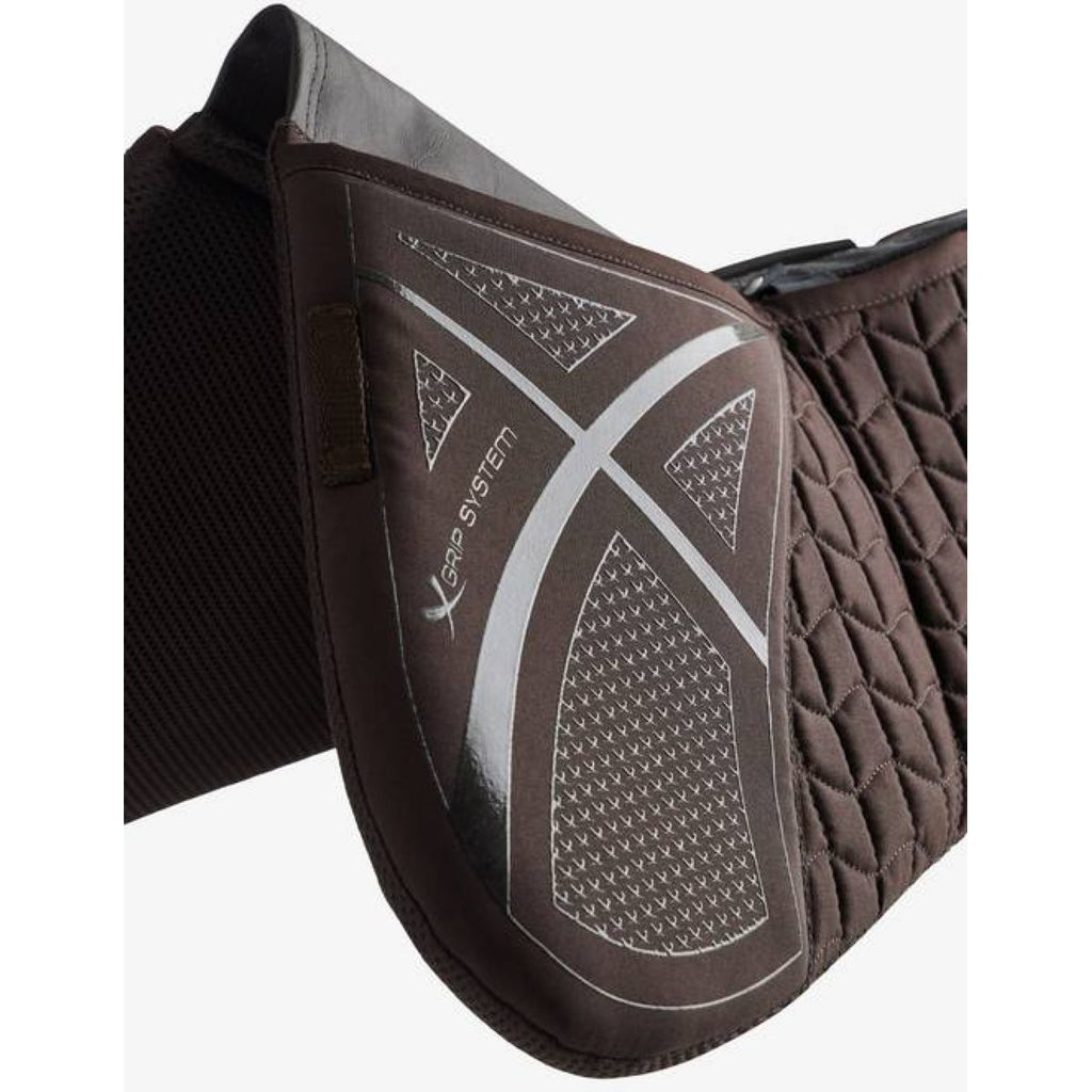 LeMieux Zadelonderlegger Prosorb 3 pocket Quilted Bruin