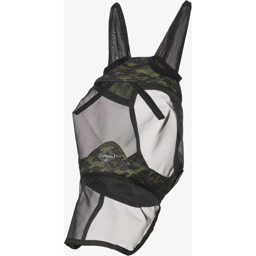 LeMieux Vliegenmasker Visor-Tek Camo Groen