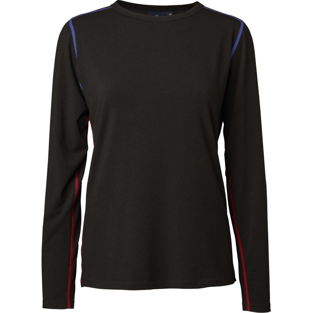 Mountain Horse Shirt Close Wool Lange Mouwen Zwart