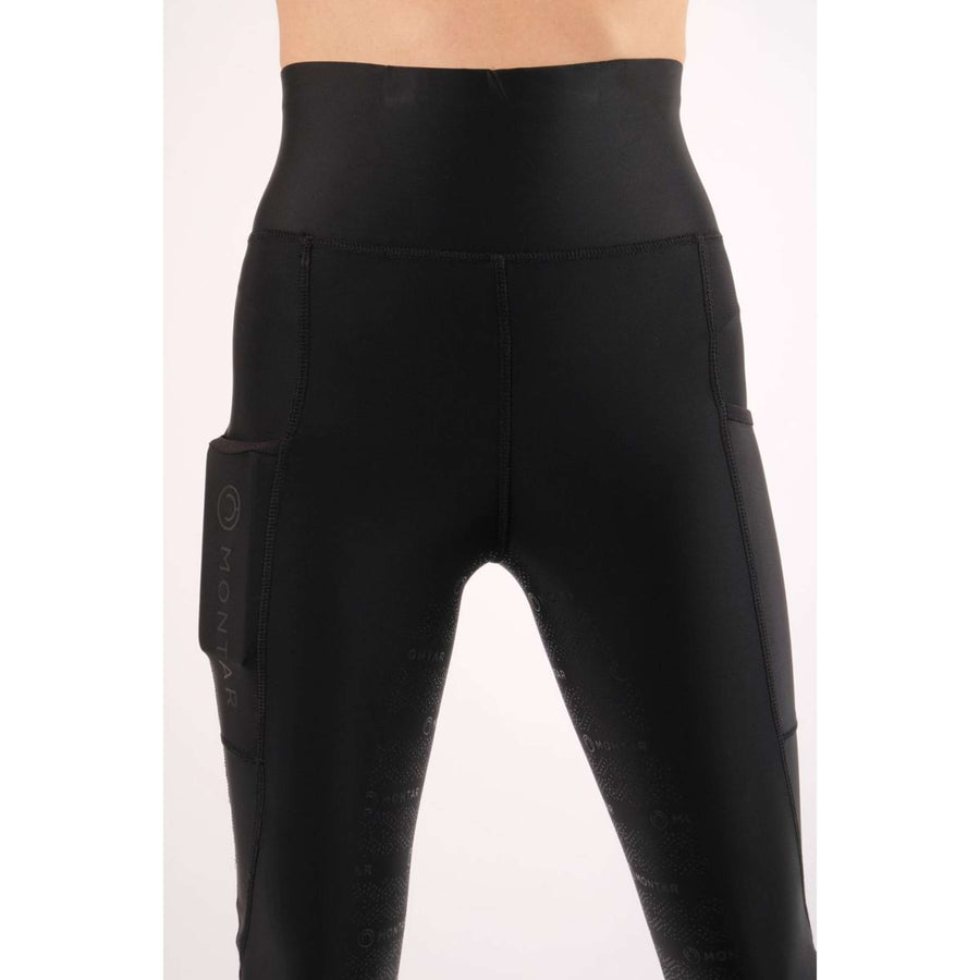 Montar Rijlegging Alana Extra Highwaist Full Grip Zwart