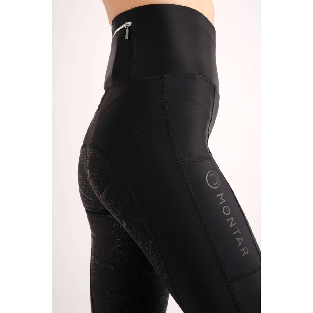 Montar Rijlegging Alana Extra Highwaist Full Grip Zwart