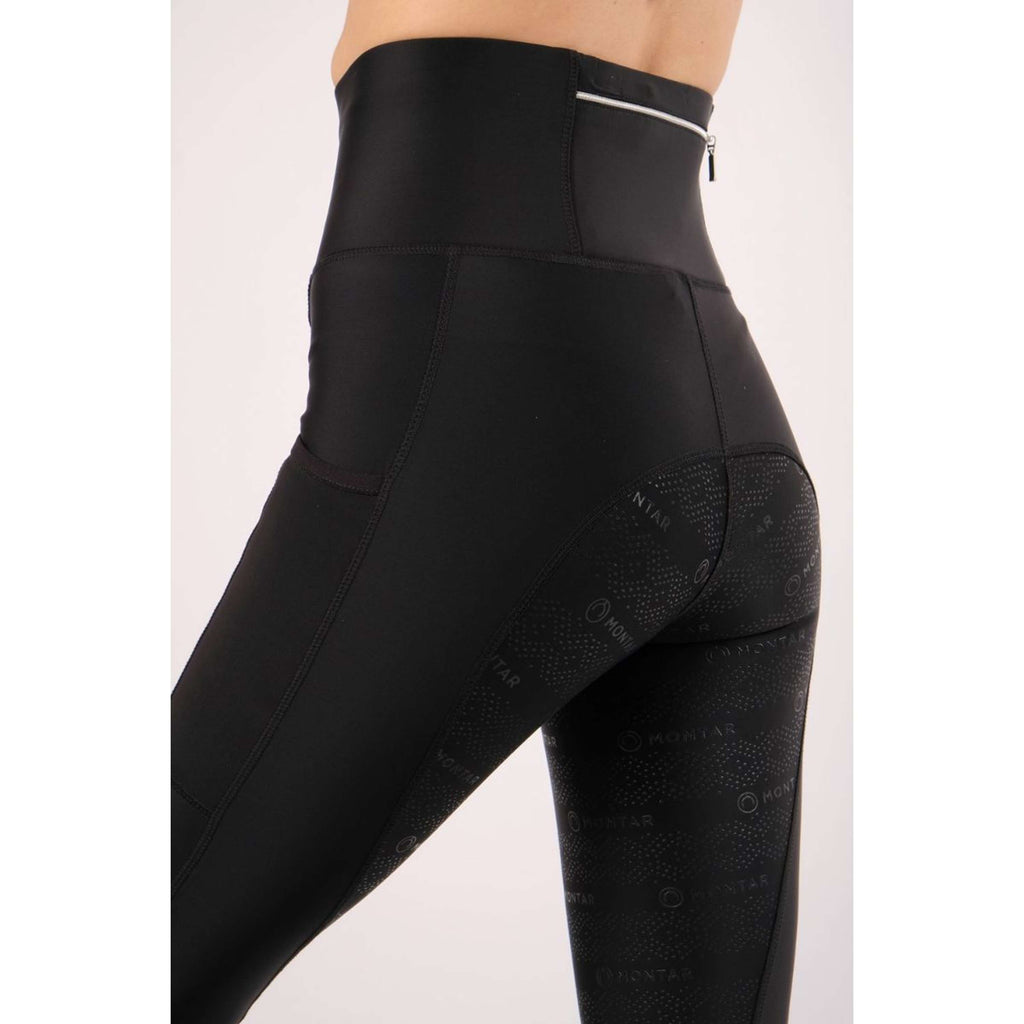Montar Rijlegging Alana Extra Highwaist Full Grip Zwart
