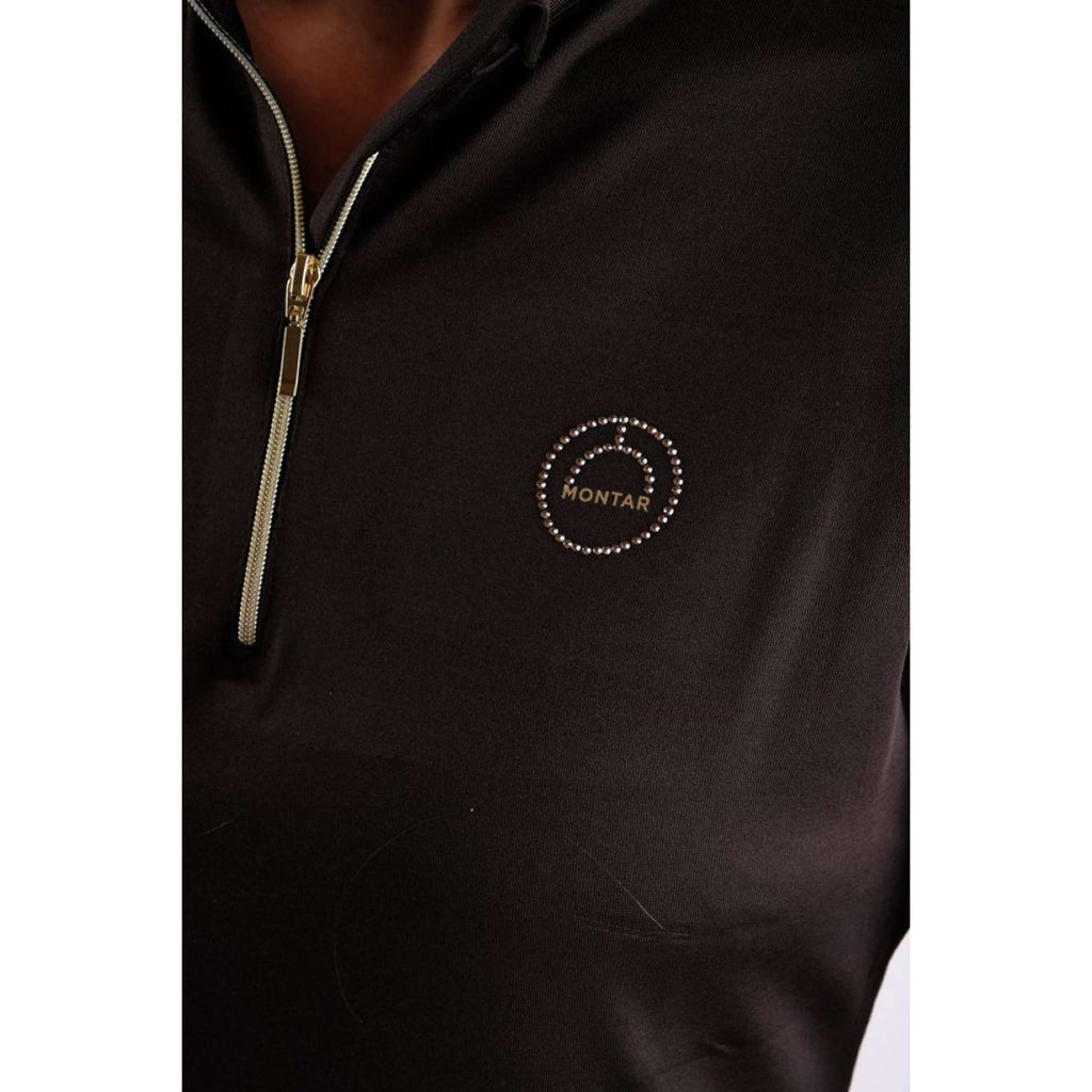 Montar Poloshirt Everly Gold Zwart