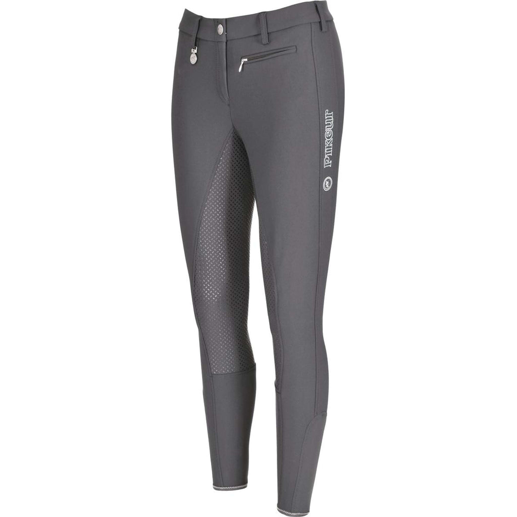 Pikeur Rijbroek Lucinda Full Grip Licht Grijs