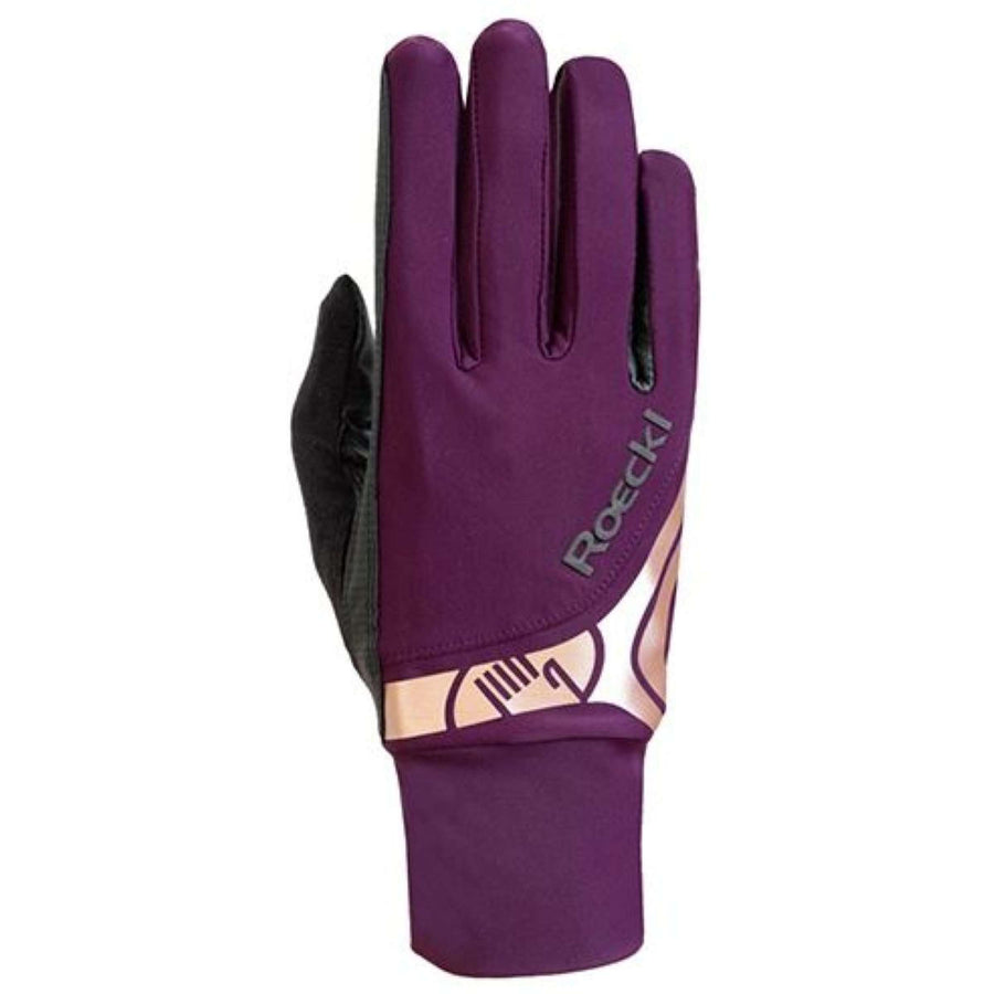 Roeckl Rijhandschoen Melbourne Econyl Grapewhine s.20