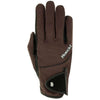 Roeckl Rijhandschoen Milano 2-way spandex Brown