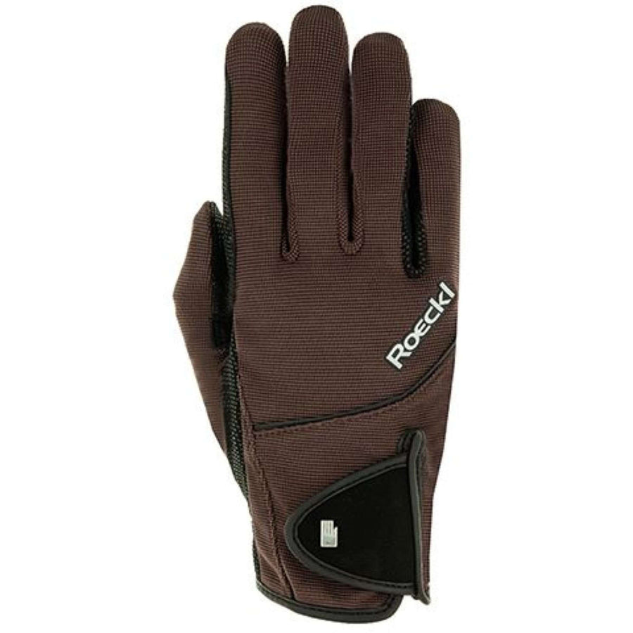 Roeckl Rijhandschoen Milano 2-way spandex Brown