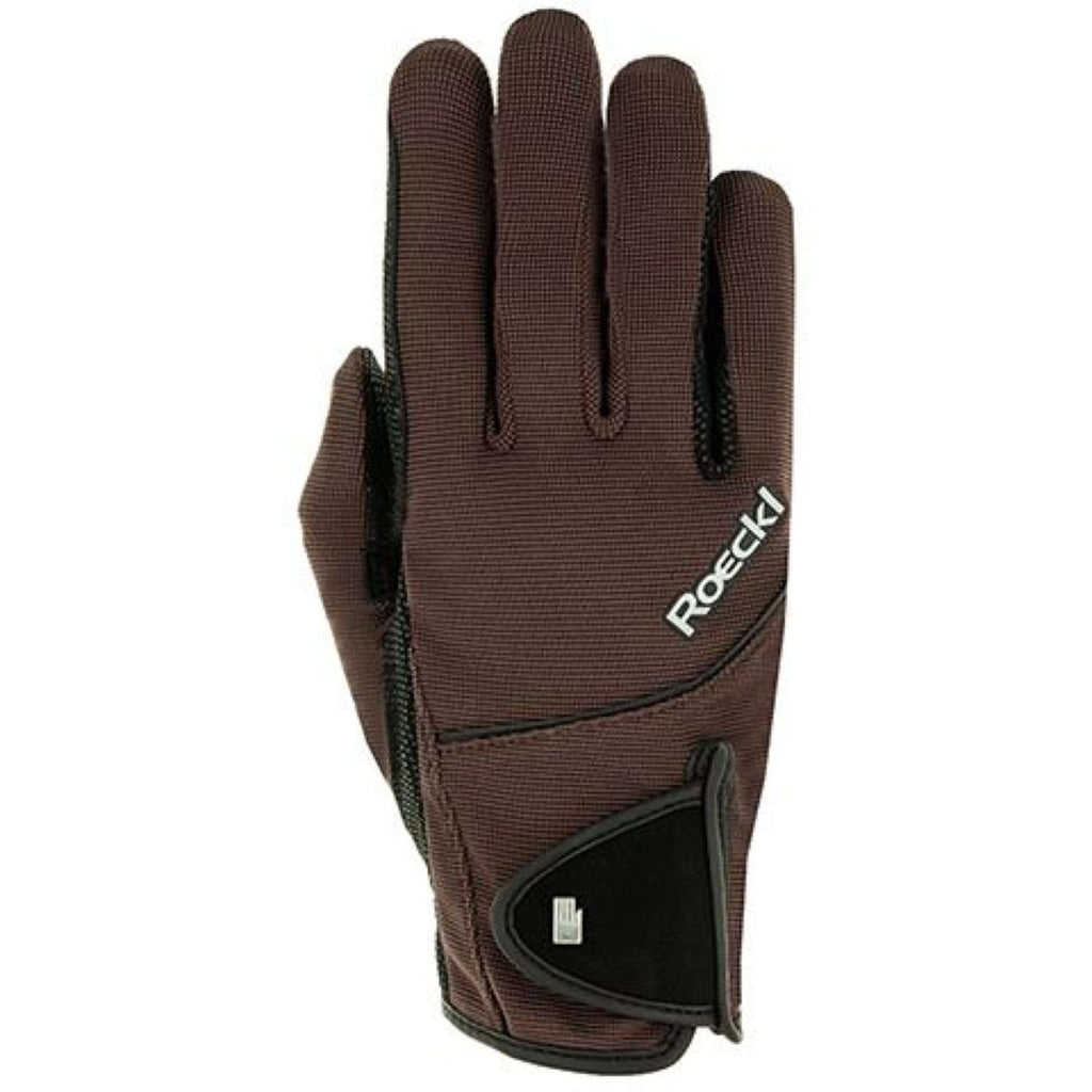 Roeckl Rijhandschoen Milano 2-way spandex Brown