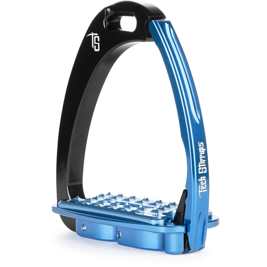 Tech Stirrups Stijgbeugels Venice Sloped M Zwart/Blauw