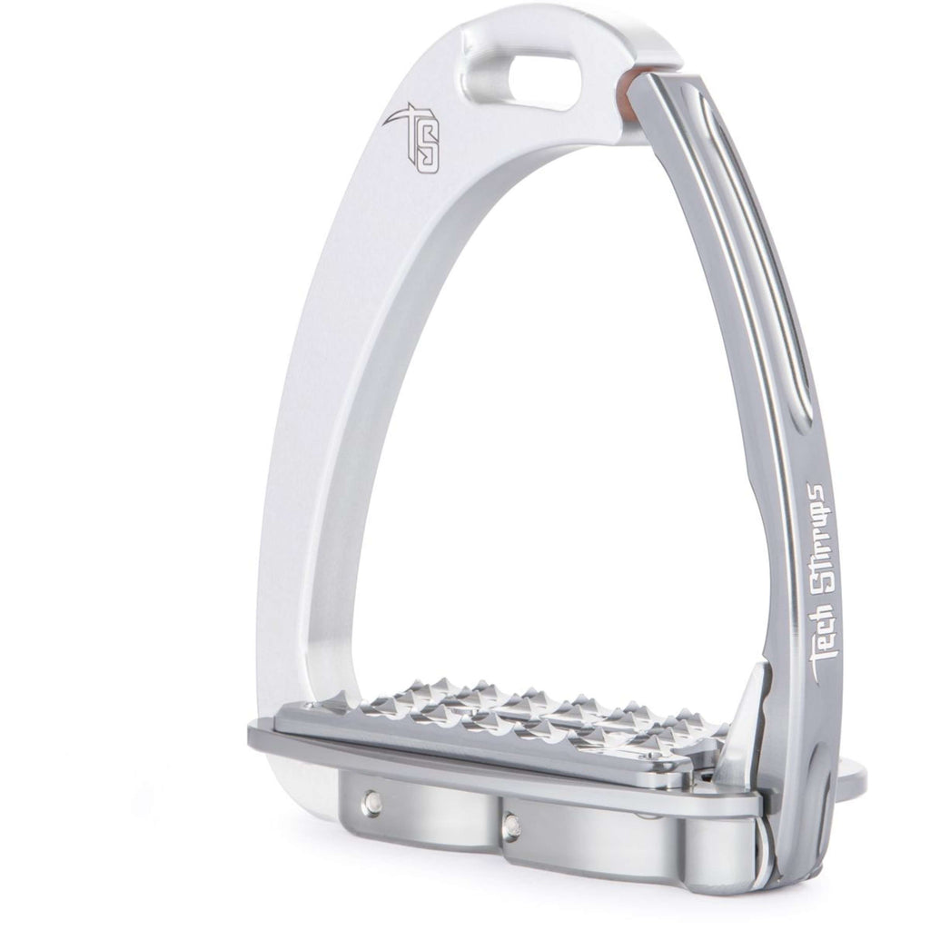 Tech Stirrups Stijgbeugels Venice Sloped M Zilver/Titanium