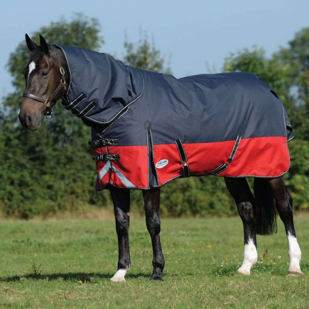 WeatherBeeta Winterdeken ComFiTec Plus Dynamic II Detach-A-Neck Medium 220g Zwart/Rood/Zilver