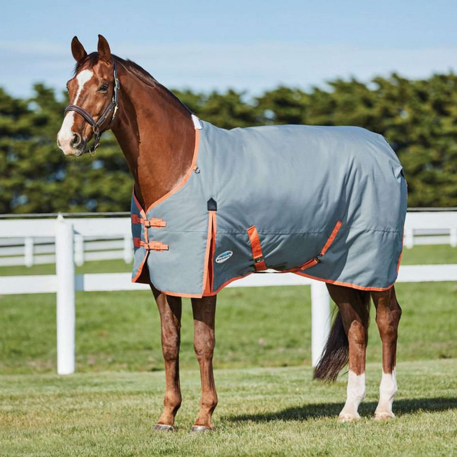 WeatherBeeta Winterdeken ComFiTec Classic Standard Neck Medium/Lite 600D 100g Gunmetal/Koraal
