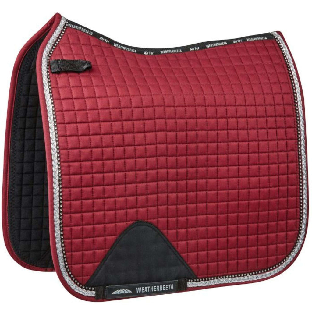 WeatherBeeta Zadeldekje Prime Bling Dressuur Maroon