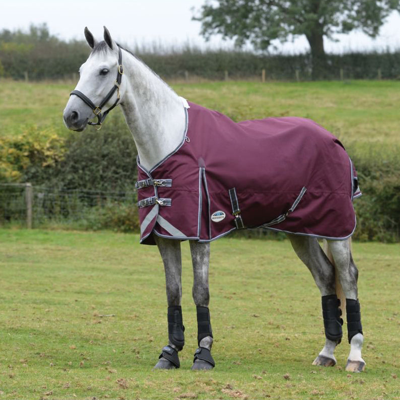 WeatherBeeta Winterdeken ComFiTec Plus Dynamic II Standard Neck Medium 220g Maroon/Grijs/Wit